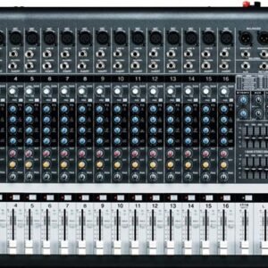 CMX (PMX1665) – Best 16-Channel Powered Mixer with Bluetooth, USB, 16 DSP Effects, 9-Band EQ & 2×380W Output