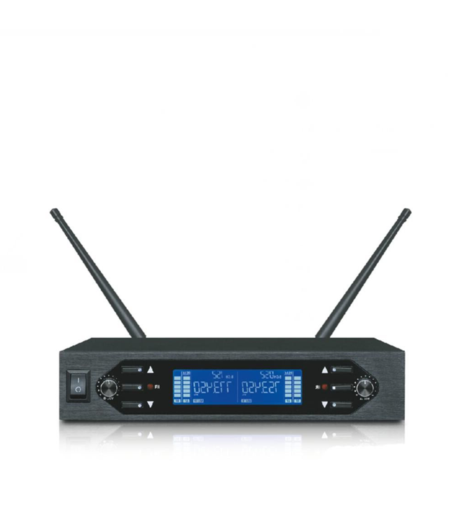 CMX (WM-U200B) – Best Dual-Channel UHF Wireless Microphone System with Handheld & Lavalier Microphone Technology - Image 3