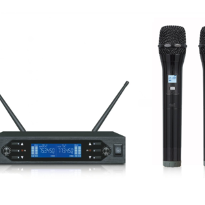 CMX (WM-U200B) – Best Dual-Channel UHF Wireless Microphone System with Handheld & Lavalier Microphone Technology