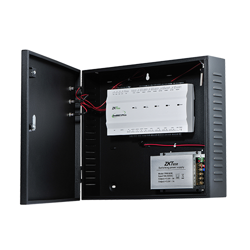 ZKTeco (InBio260 Pro Package B) – 2-Door IP-Based Biometric Access Control Panel with Metal Enclosure & Power Supply - Image 2