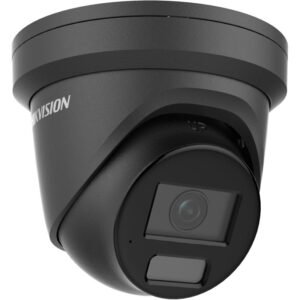 Hikvision (DS-2CD2367G2-LU) 2.8mm Black 6MP ColorVu Fixed Turret Network Camera with Built-in Microphone