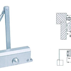 Hikvision (DC4065L) Door Closer