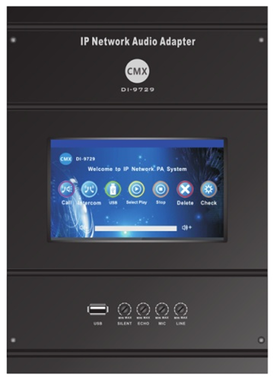 CMX (DI-9729) – IP Network Wall Mount Amplifier, 2×30W 8Ω - Image 2