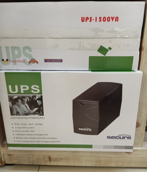 OCS (1500VA UPS – Secure Brand) – 1500VA/1050W Line Interactive Uninterruptible Power Supply with AVR & Power Protection