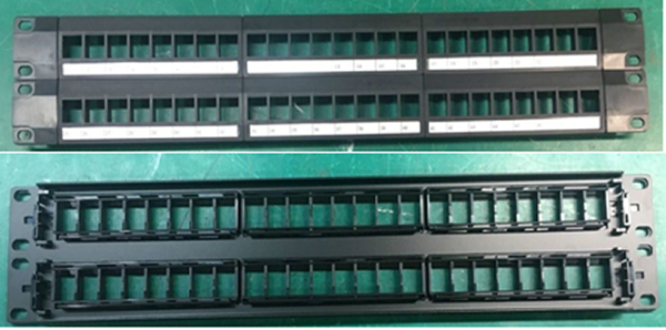 OCS (48-Port CAT6 Patch Panel Unloaded) – 48-Port Rack-Mount Patch Panel for CAT6 Structured Cabling