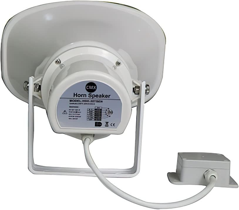 CMX (HSK-30TSEN) – Best EN54-24 Outdoor Horn Speaker with 100V/8 Ohm Support & Fire-Resistant Design - Image 2