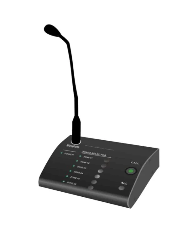 CMX (PA-4500RM) – Best 4-Zone Remote Microphone for PA-4500 Series Public Address Systems