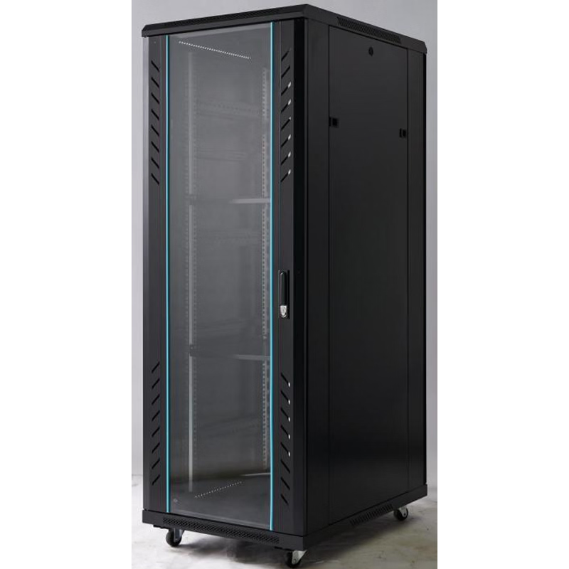 OCS (MDF 42U 800x1000) – Best 42U Floor-Standing Server Data Cabinet with Glass Front Door, 4 Shelves, 4 Fans & 8-Way PDU - Image 3