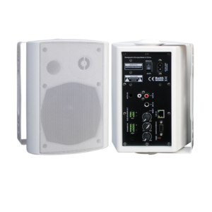 CMX (IP-650AW White) – IP Wall Mount Speaker with Built-in Decoder, Amplifier & Dual 30W Output