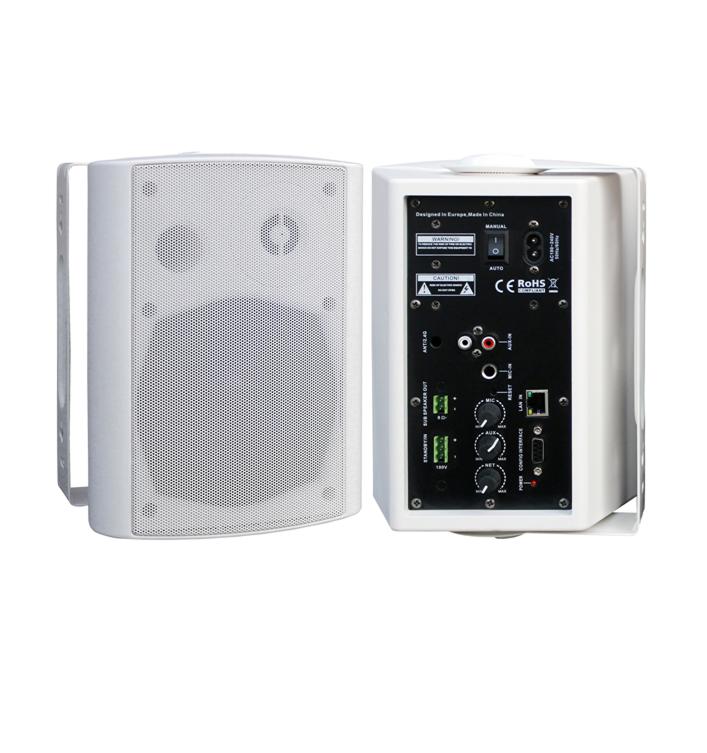 CMX (IP-650AW White) – IP Wall Mount Speaker with Built-in Decoder, Amplifier & Dual 30W Output