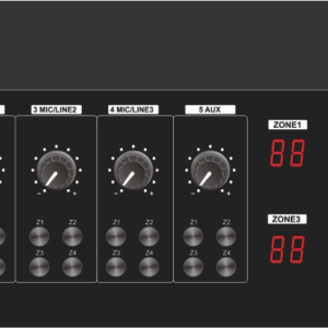 CMX (PA-2240MW) – Best 2-Zone 2×240W Wi-Fi Matrix Mixer Amplifier with USB/SD/FM/Bluetooth