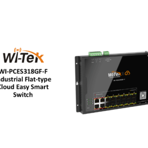 Wi-Tek (WI-PCES318GF-F) 18-Port Industrial Flat Cloud Easy Smart Gigabit PoE Switch
