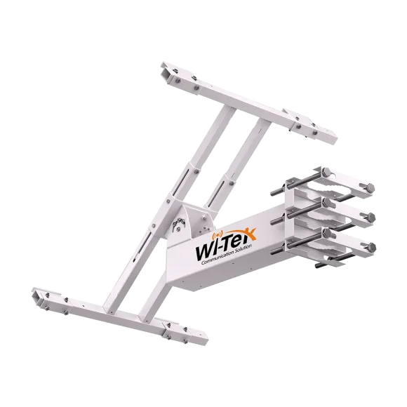 Wi-Tek (WI-BRKP133) Adjustable Solar Panel Mounting Bracket for Pole Installation