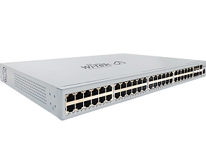 Wi-Tek (WI-PCMS554F-L3) V2 48-Port Gigabit PoE+ L3 Managed Switch with 6× 10G SFP+
