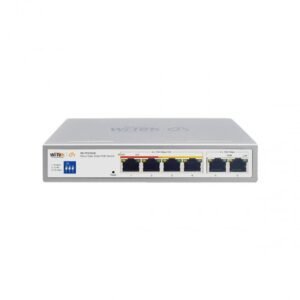 Wi-Tek (WI-PCES206) Cloud Easy Smart 250m PoE Switch – 4-Port PoE + 2 Uplink