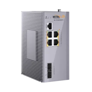 Wi-Tek (WI-PCMS306GF-I V3) 6-Port Cloud L2+ Industrial Gigabit PoE+ Switch