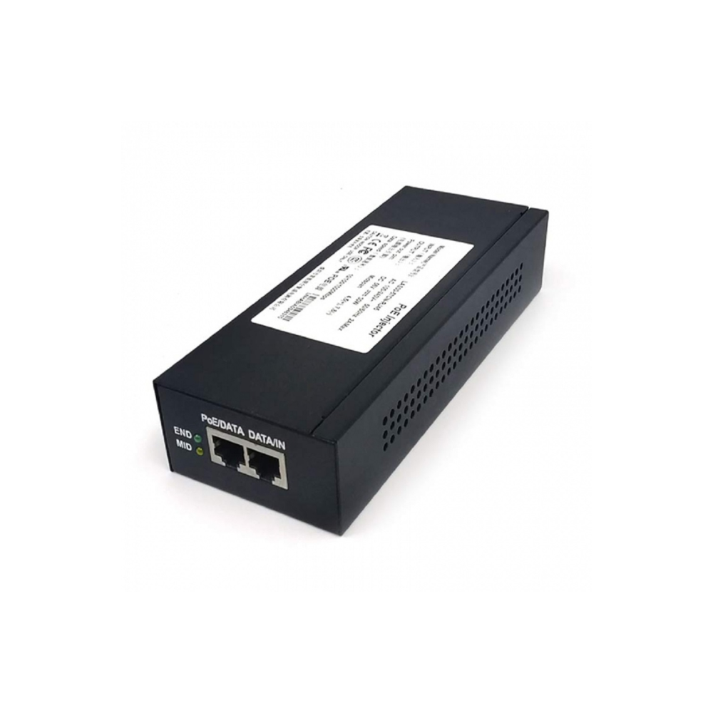 Wi-Tek (WI-POE51-48V V2) Gigabit 48V PoE+ Injector (IEEE 802.3af/at)