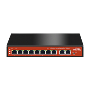 Wi-Tek (WI-PS308GH V2) 10-Port Gigabit PoE Switch 8-Port PoE+ 65W