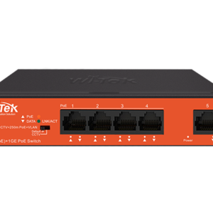 Wi-Tek (WI-PS305GH) 5-Port Gigabit PoE Switch with 250m CCTV Mode