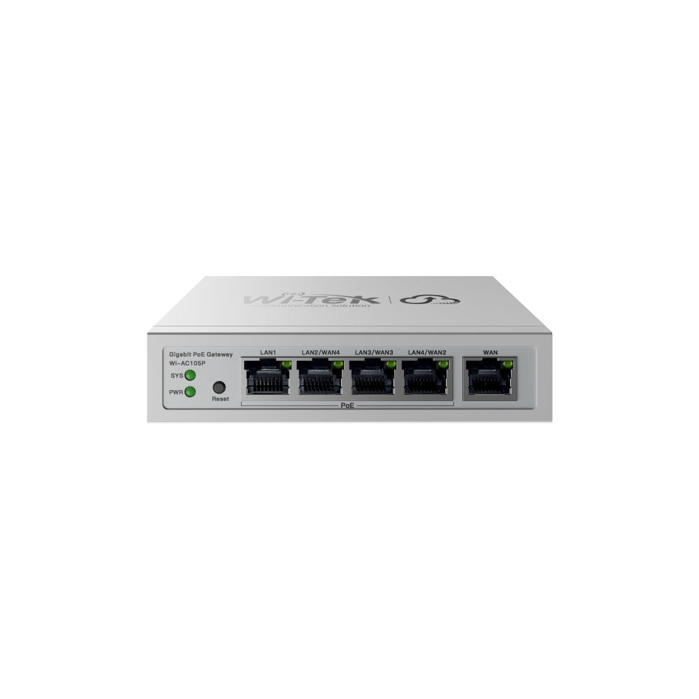 Wi-Tek (WI-AC105P V2) 5-Port Gigabit Cloud PoE Gateway & Access Point Controller - Image 3