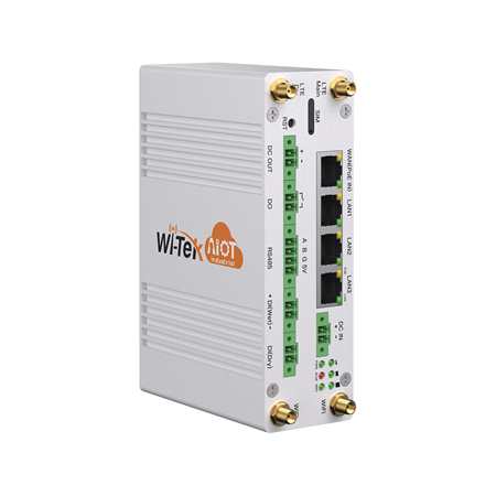 Wi-Tek (WI-IOT110 V2) Industrial 4G LTE IoT Gateway with Dual SIM & PoE