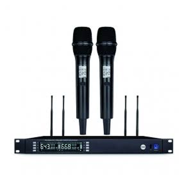 CMX (WM-U300D) – Best UHF Wireless Microphone System with Dual Channel, Handheld or Bodypack & Lavalier Mic - Image 3