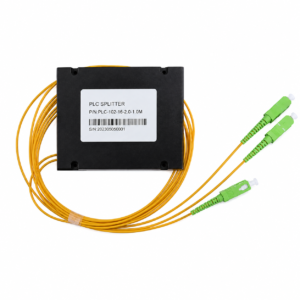Wi-Tek (WI-POS102B) 1×2 Mini PLC Fiber Optic Splitter (ABS Box)