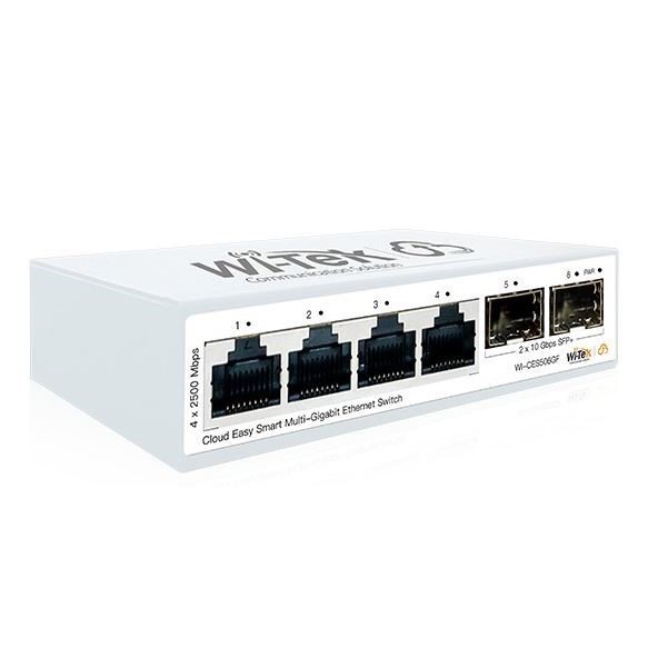 Wi-Tek (WI-CES506GF) 6-Port Cloud Easy Smart Multi-Gigabit Ethernet Switch - Image 3