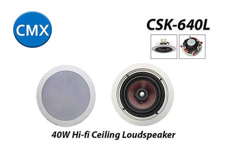 CMX (CSK-640L) – Hi-Fi 8Ω Ceiling Loudspeaker for Premium Background Music & Public Address Systems