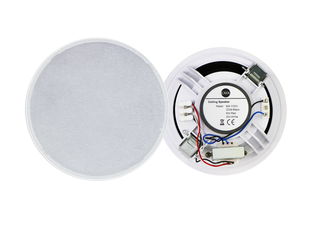 CMX (CSK-66H) – 6.5" Frameless Ceiling Speaker with 6W/3W Power Output for Professional Audio Systems