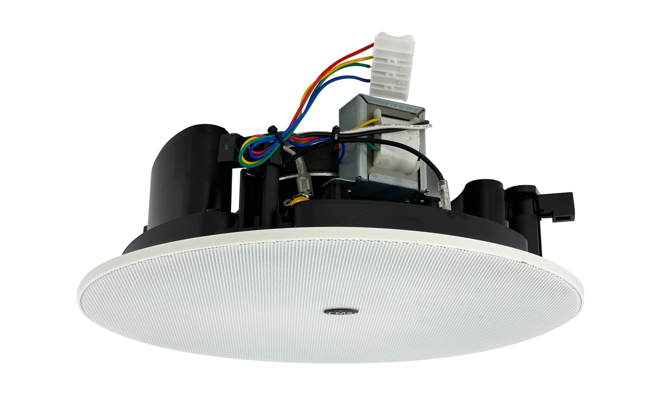 CMX (CSK-840HQ) – 6.5-Inch 2-Way Premium Ceiling Speaker with 40W/20W/10W Power Options & 100V Line