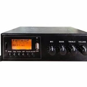 CMX (D-250W) – Best 2×50W Wi-Fi Stereo Amplifier with USB, Bluetooth, FM, MIC & AUX Inputs