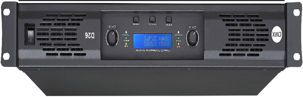 CMX (D212) – Best Stereo Power Amplifier with LCD, 2 × 1200W/8 Ohm, 2 × 1800W/4 Ohm, Class-D, 1.5U - Image 3