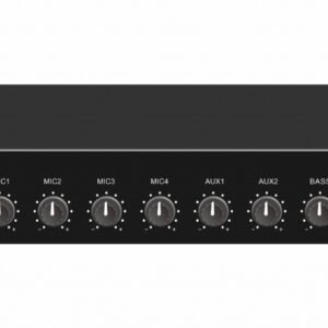 CMX (DC-350A) – Best 350W 19" 1U Mixer Amplifier with USB, Bluetooth, FM & 4 Mic Inputs