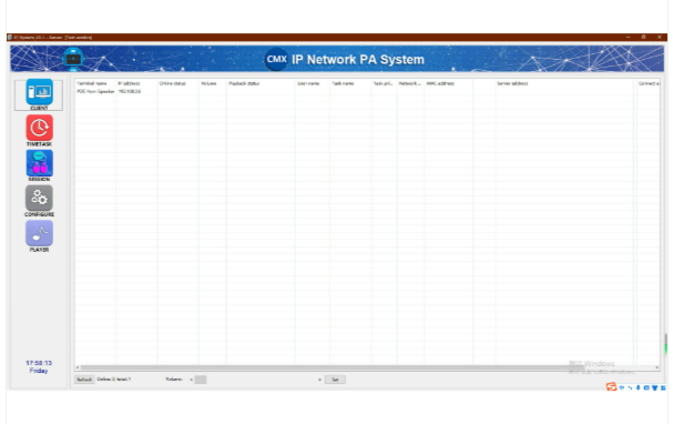 CMX (DI-9700SCF) – Best Sub Remote Control Software for Professional IP Audio & PA Systems - Image 2