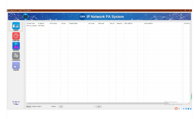 CMX (DI-9700SCF) – Best Sub Remote Control Software for Professional IP Audio & PA Systems