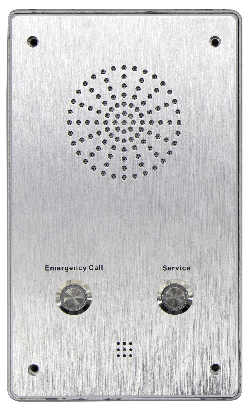 CMX (DI-9712) – IP Intercom Slave Station with Emergency Call, Built-in Speaker & Microphone, PoE - Image 2