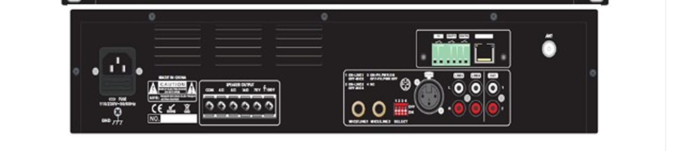 CMX (DI-97500) – Best 500W IP Network Amplifier with IP Audio Decoder, Media Player & 100V/70V Output - Image 3