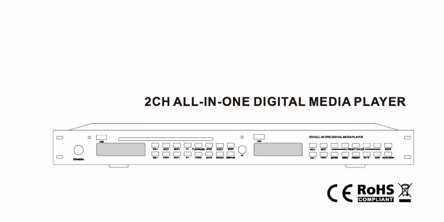 CMX (DMB200) – Best 2-Channel All-in-One Digital Media Player for Professional PA & Audio Systems - Image 2