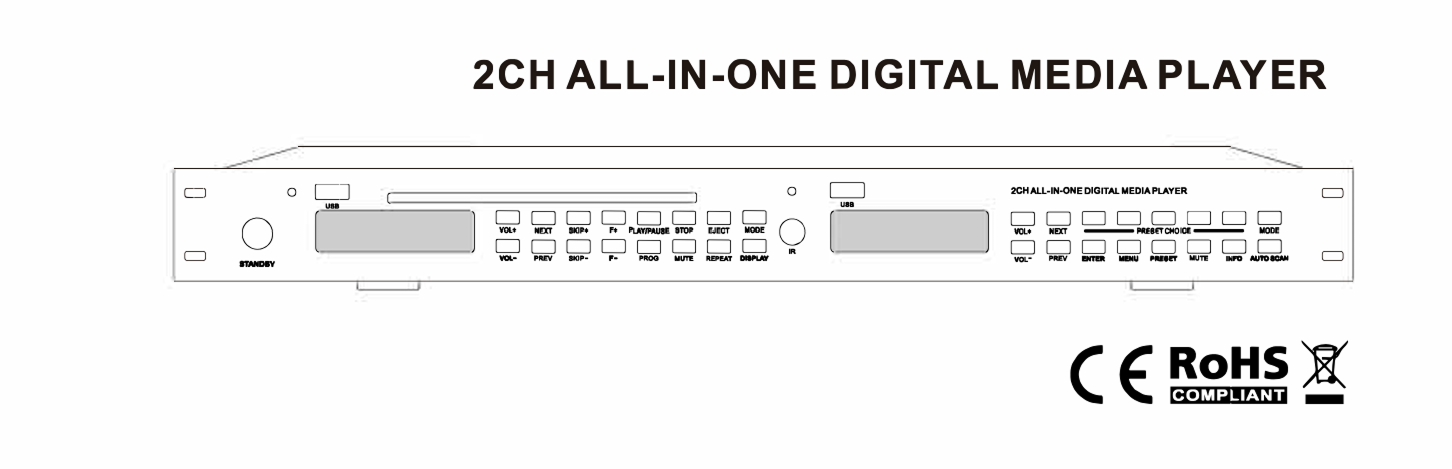CMX (DMB200) – Best 2-Channel All-in-One Digital Media Player for Professional PA & Audio Systems - Image 3