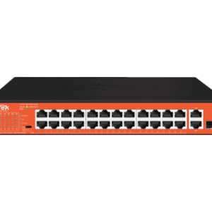 Wi-Tek (WI-PS526GH) 24-Port 200W Long-Range CCTV PoE Switch with Gigabit & SFP Uplink