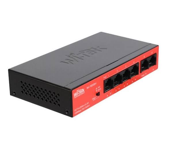 Wi-Tek (WI-PS205H V3) 6-Port 10/100Mbps PoE Switch with 4 PoE Ports & 250m CCTV Mode - Image 3