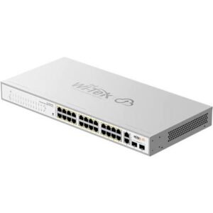 Wi-Tek (WI-CMS528F-L3) 24-Port Gigabit Cloud L3 Managed Switch with 4× 10G SFP+