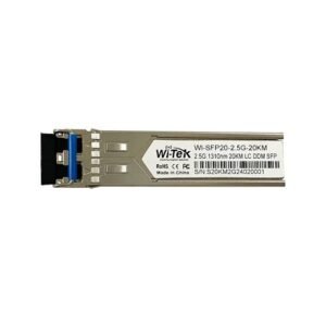 Wi-Tek (WI-SFP20-20KM) 1.25G Single-Mode SFP Optical Transceiver Module (20km)