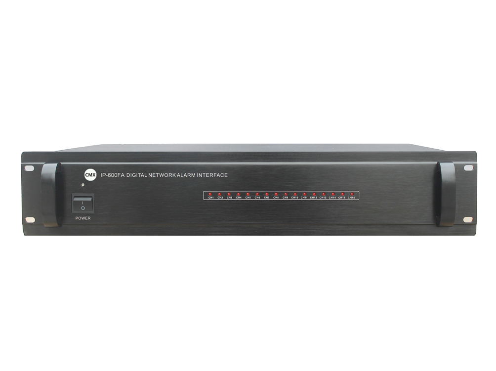 CMX (IP-600FA) – 16 Zone IP Voice Alarm Panel with Fire Alarm System Interface