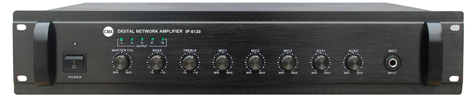 CMX (IP-6240) – 240W 19" IP Network Amplifier with Streaming, Decoder & Multi-Input Audio Control - Image 3