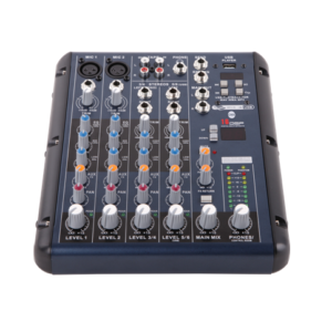CMX (MX6U) – 6 Channel Professional Audio Mixer with USB, 16 DSP Effects & 48V Phantom Power