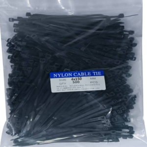 OCS (Nylon Cable Tie 4x150mm 500/Pack) – Best Nylon Cable Ties for Secure Cable Management & Installation