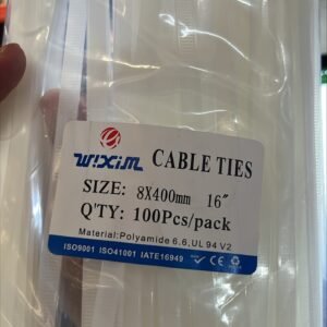 OCS (Nylon Cable Tie 8 × 400mm) – Best Heavy-Duty Cable Management Tie for Secure & Organized Wiring