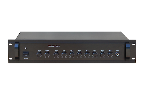 CMX (PA-100PR) – Best 10 Input Pre-Amplifier with 5 Mic, 3 Aux & 2 EMC Inputs for Professional PA Systems